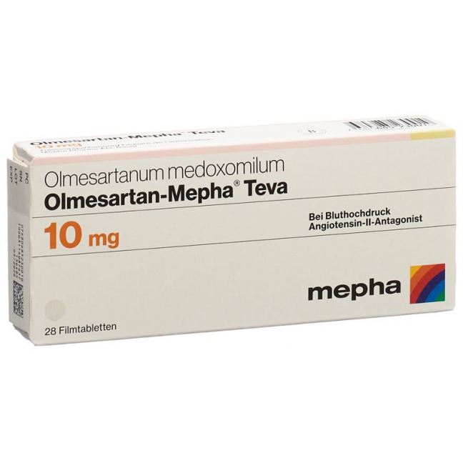 OLMESARTAN Mepha Teva Filmtabl 10 mg