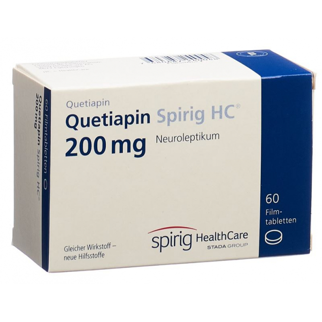 QUETIAPIN Spirig HC Filmtabl 200 mg