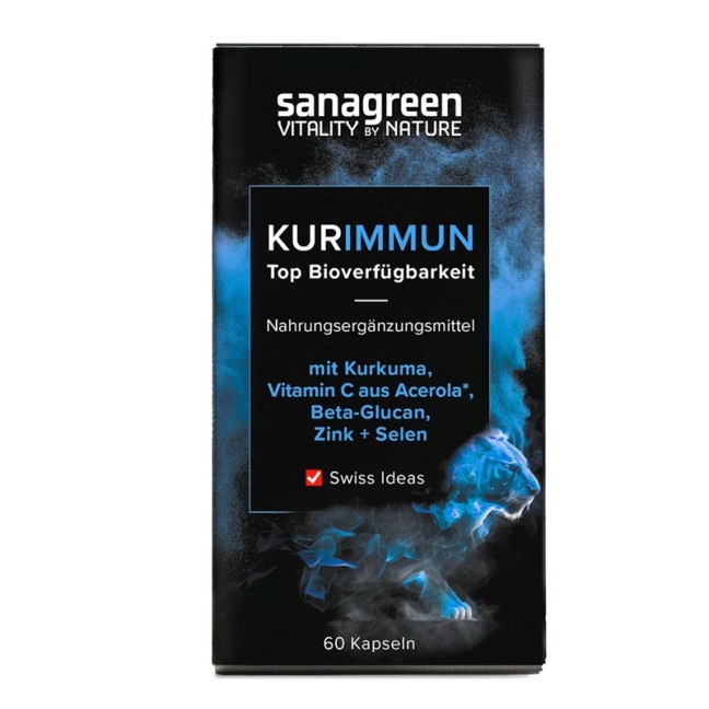 KURIMMUN Sanagreen mizell Curcuma Ext Kaps