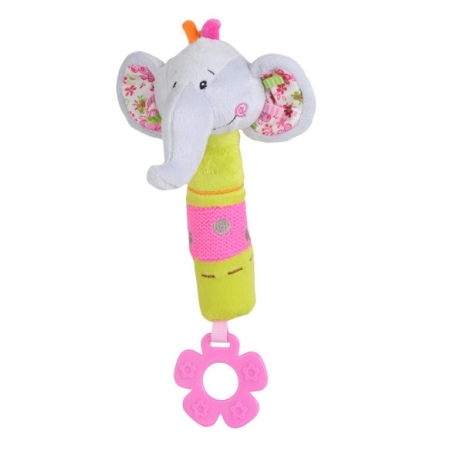 BABYONO Squeaker m Beissring SMARTIE ELEP