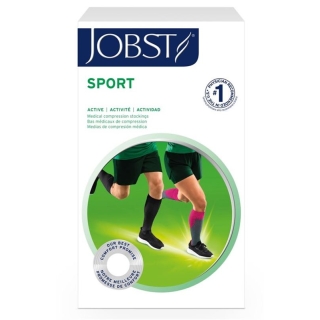 JOBST Sport Kniestrumpf 15-20mmHg M pink