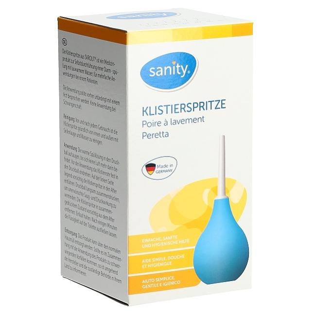 SANITY Birnspritze Gr9 224ml zweiteilig