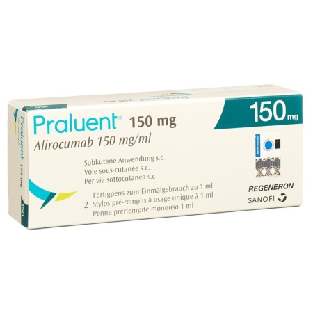 Praluent Inj Lös 150 мг/мл попередньо заповнена ручка 2 шт