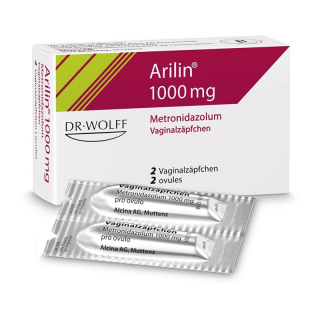 Арилин 1000 мг 2 вагинальных суппозитория