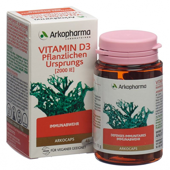 Arkocaps Витамин D3 Капс Дс 45 шт