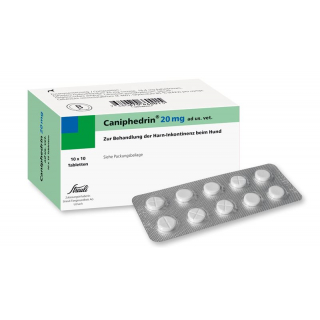 CANIPHEDRIN Tabl 20 mg ad us vet.