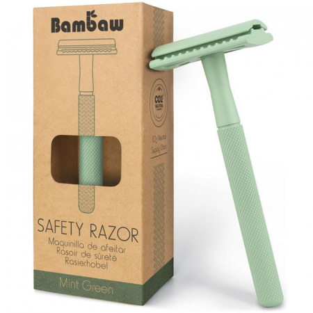 BAMBAW Sicherheits-Rasierer minzgrün