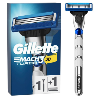 Бритва GILLETTE Mach3 Turbo 3D 1 кл.