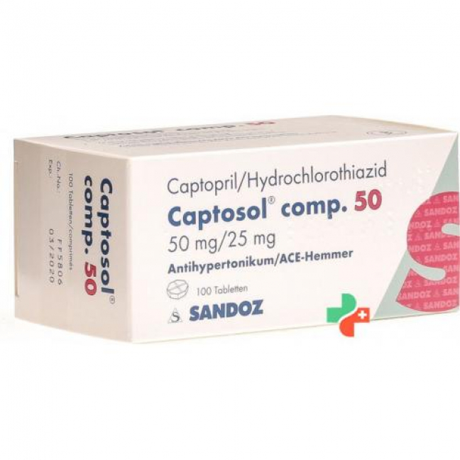 Captosol Comp 50/25 100 tablets
