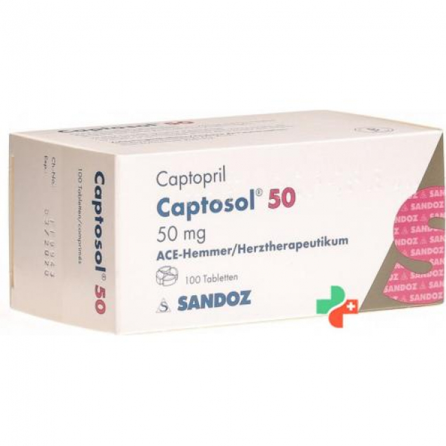 Captosol 50 mg 100 tablets