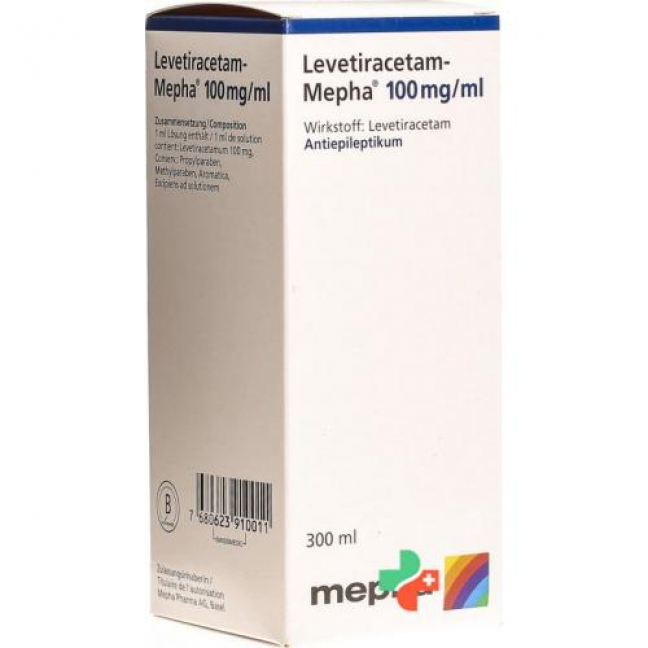 Levetiracetam Mepha 100 mg/1ml 300 ml