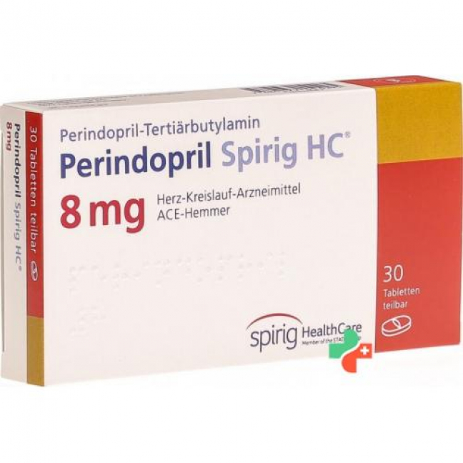 Perindopril Spirig 8 mg 30 tablets