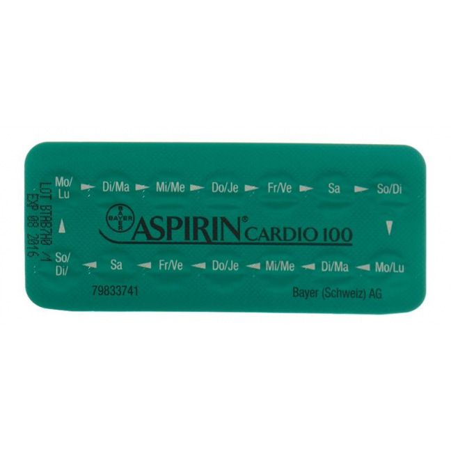 Aspirin Cardio 100mg 90 Tabletten