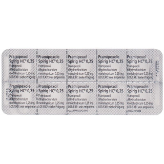 Прамипексол Спириг HC таблетки 0,25 мг 30 шт.