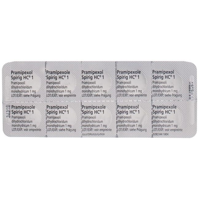 Pramipexol Spirig HC Tabletten 1mg (neu) 100 Stück