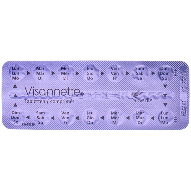 Visannette Tabletten 2mg 2x 14 Stück