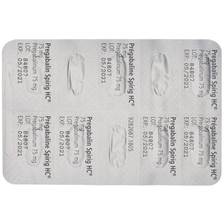 Pregabalin Spirig HC капсули 75 мг 14 шт