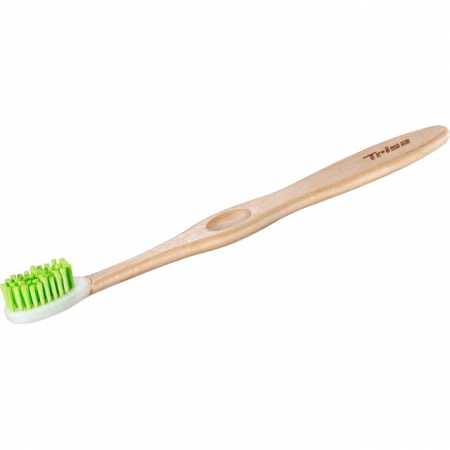 Trisa Natural Clean деревянная зубная щетка мягкая