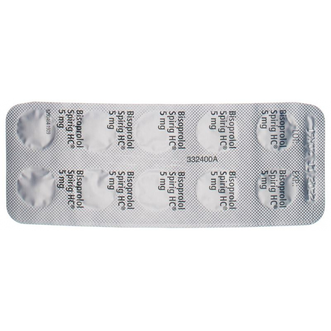 Бисопролол Спириг HC таблетки 5 мг 100 шт.