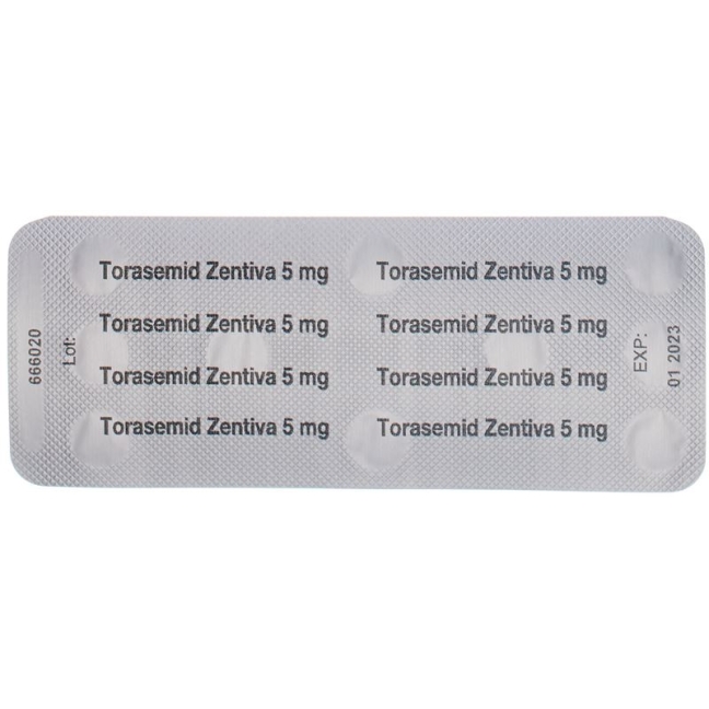 Torasemid Zentiva Tabletten 5mg 20 Stück