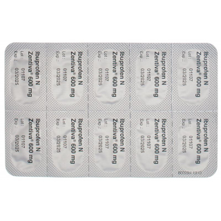 Ibuprofen N Zentiva Filmtabletten 600mg 100 Stück