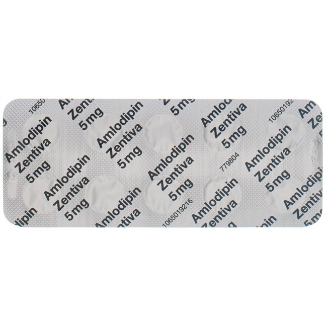 Amlodipin Zentiva Tabletten 5mg 30 Stück