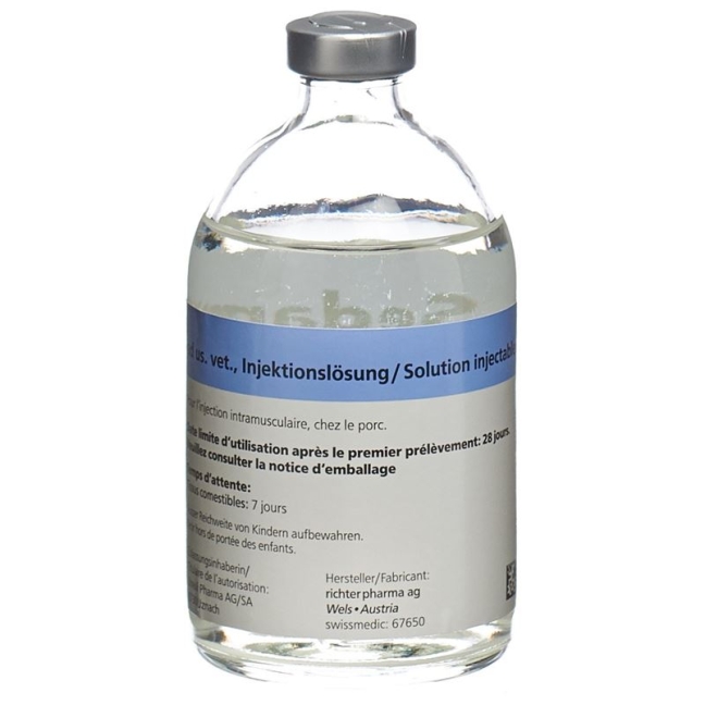 Sedanol Inj Lös 40 mg/ml ad us vet. Діаметр 100 мл