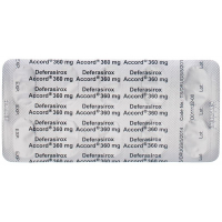 DEFERASIROX Accord пленочные таблетки 360 мг