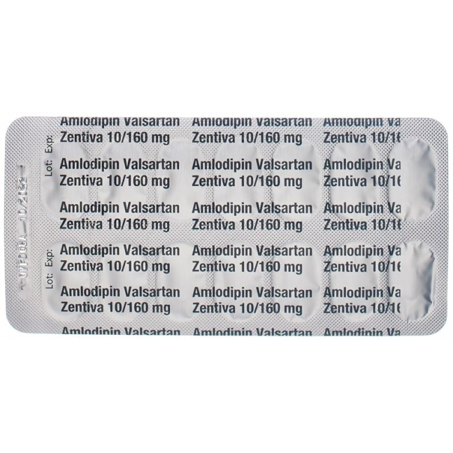 Амлодипин Валсартан Зентива таблетки, покрытые пленочной оболочкой 10/160 28 шт.