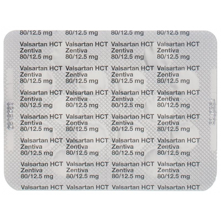 Валсартан HCT Зентива таблетки, покрытые пленочной оболочкой 80/12,5 мг 28 шт.