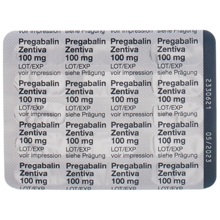 Прегабалін Зентіва капсули 100 мг 84 шт