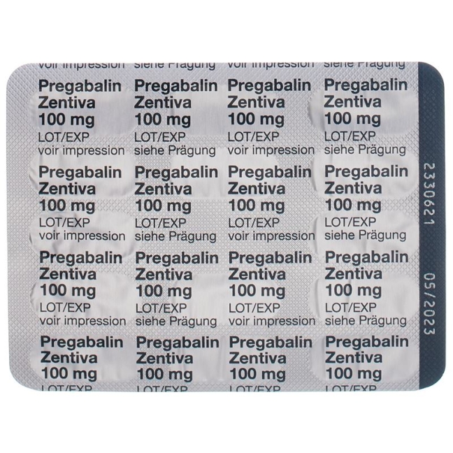 Прегабалін Зентіва капсули 100 мг 84 шт