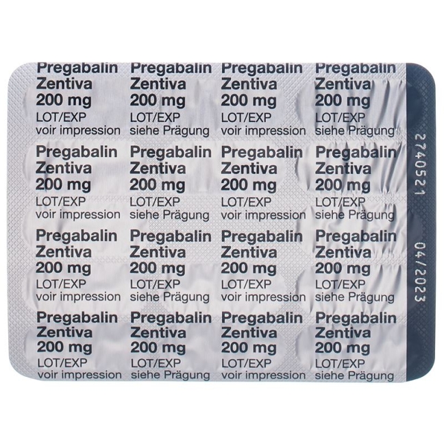 Прегабалін Зентіва капсули 200 мг 84 шт