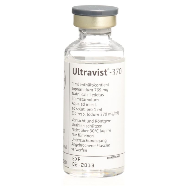 Ultravist Inj Lös 370 мг 10 фл. 50 мл