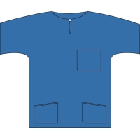 Сорочка Barrier Scrub Suit L синя 48 шт