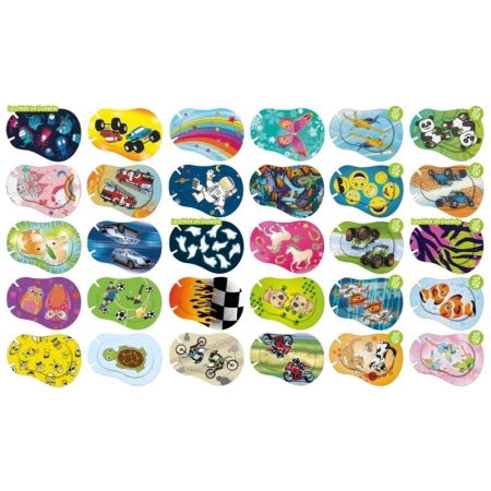 Ortopad Occlusion Plaster Mix Medium 100 шт