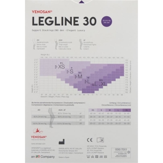 Venosan Legline 30 A-d XS Beige 1 Paar