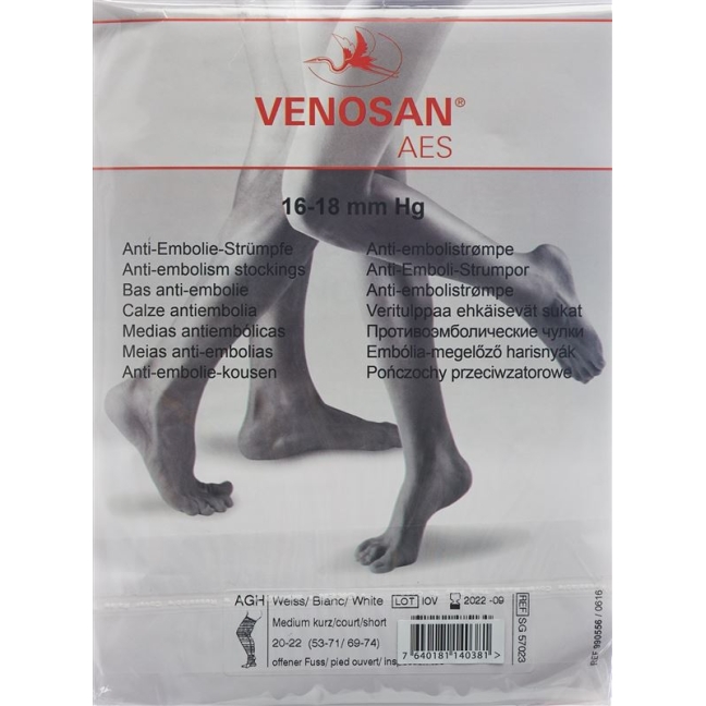Venosan Aes Ag M Norm Open White 1 пара