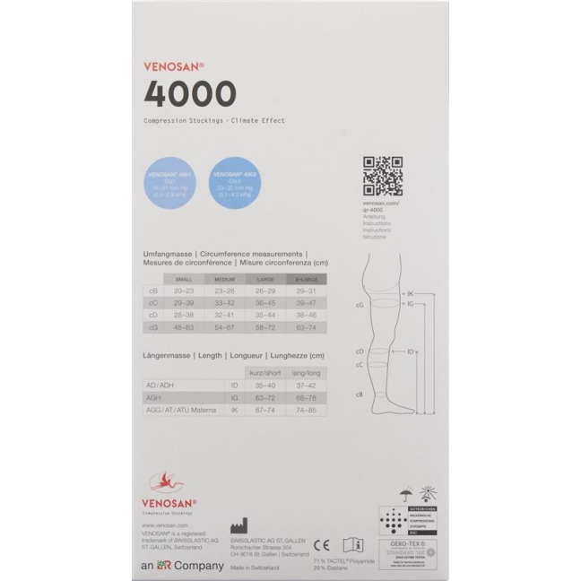 VENOSAN 4002 A-D KKL2 S короткий закритий Мексика 1 пара