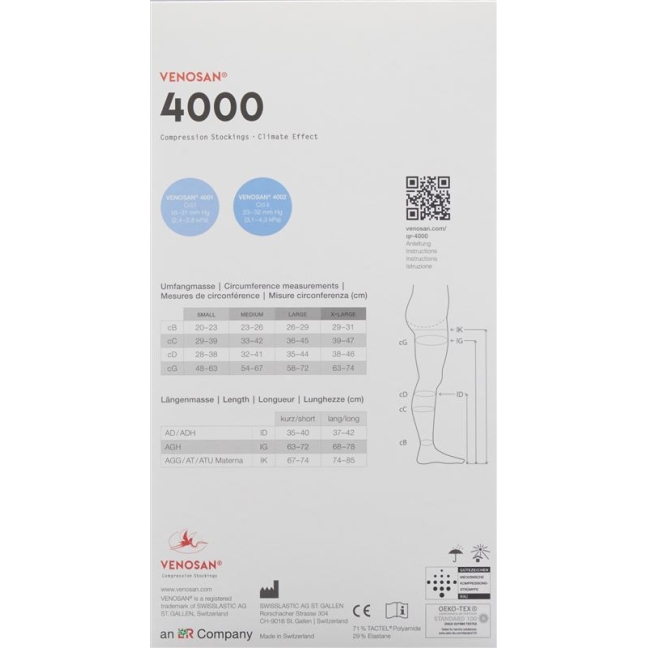 Venosan 4002 A-DH KKL2 L довгий відкритий Мексика 1 пара