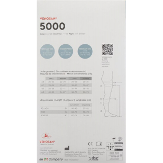 VENOSAN 5001 A-GHS KKL1 XL длинный песок 1 пара