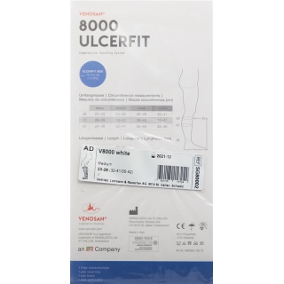 Venosan 8000 Ulcerfit A-d S 10mm Hg 1 pair