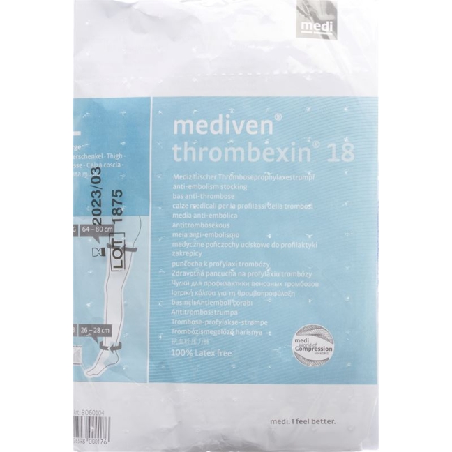Mediven Ag Schenkelst розмір XS Thrombex 18 1 пара