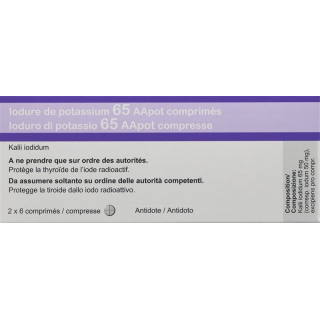 Potassium iodide 65 AApot tbl 65 mg 12 pcs