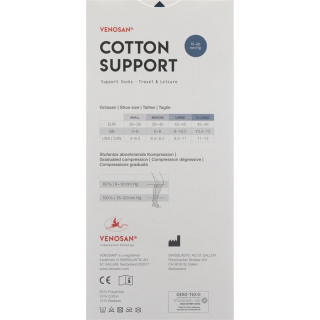 Venosan Cotton A-d Support Socks S Olive 1 Paar