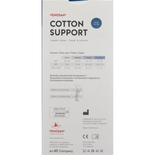 Venosan Cotton A-d Support Socks M Wood 1 Paar