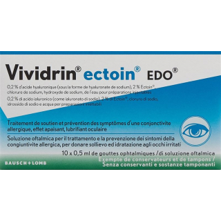 Вивидрин эктоин ЭДО Gtt Opht 10 Monodos 0,5 мл