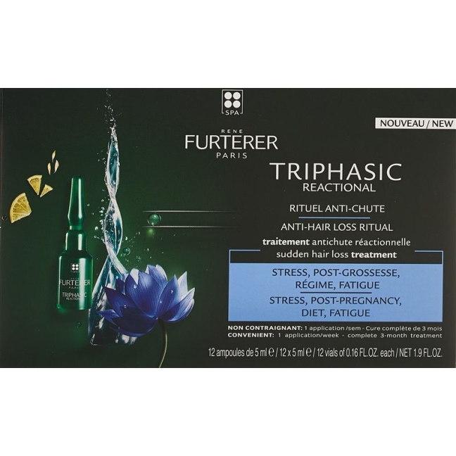 Furterer Triphasic Reactional Treatment 12 x 5,5 мл