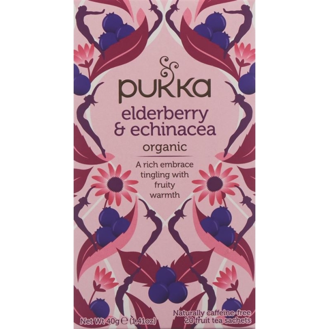 Pukka Baie De Sureau&amp;echinacee The Organic Bags 20 шт.