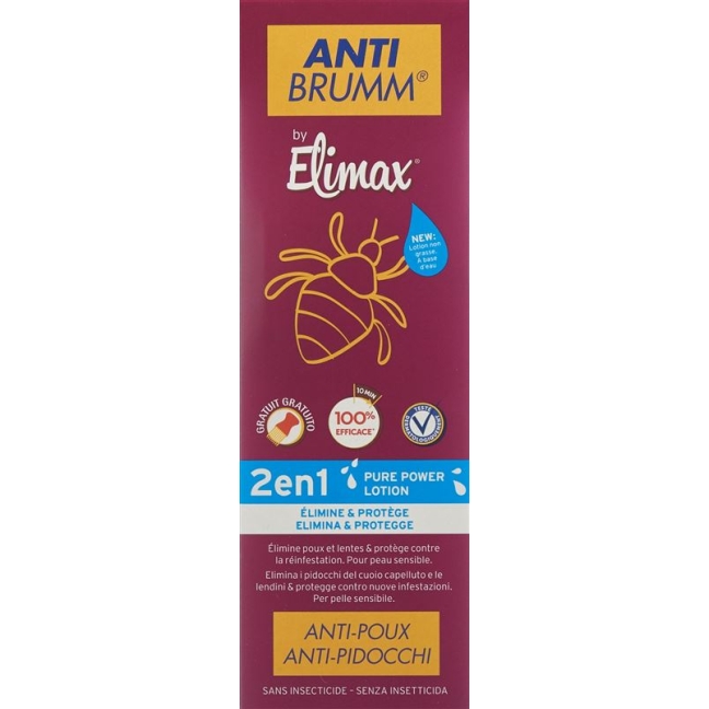 Anti Brumm by Elimax Laus Stopp 2in1 Pure Power Lotion Fl 100 мл
